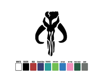 Mandalorian Symbol Star Wars Decal, Mandalorian Decal, Mandalorian from Star Wars Decal, Disney Decal, Star Wars Car Decal, Car Decal Sticke