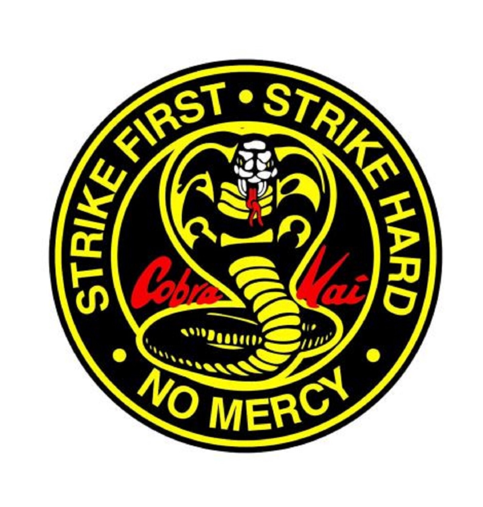 Cobra Kai Cirlce Logo Sticker Car Vinyl Decal Waterproof Etsy.de