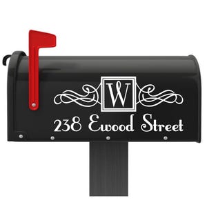 House number decal | Custom Mailbox Decal | Mailbox Numbers | Mailbox Monogram | Mailbox Stickers | Address Decal | Apartment Number