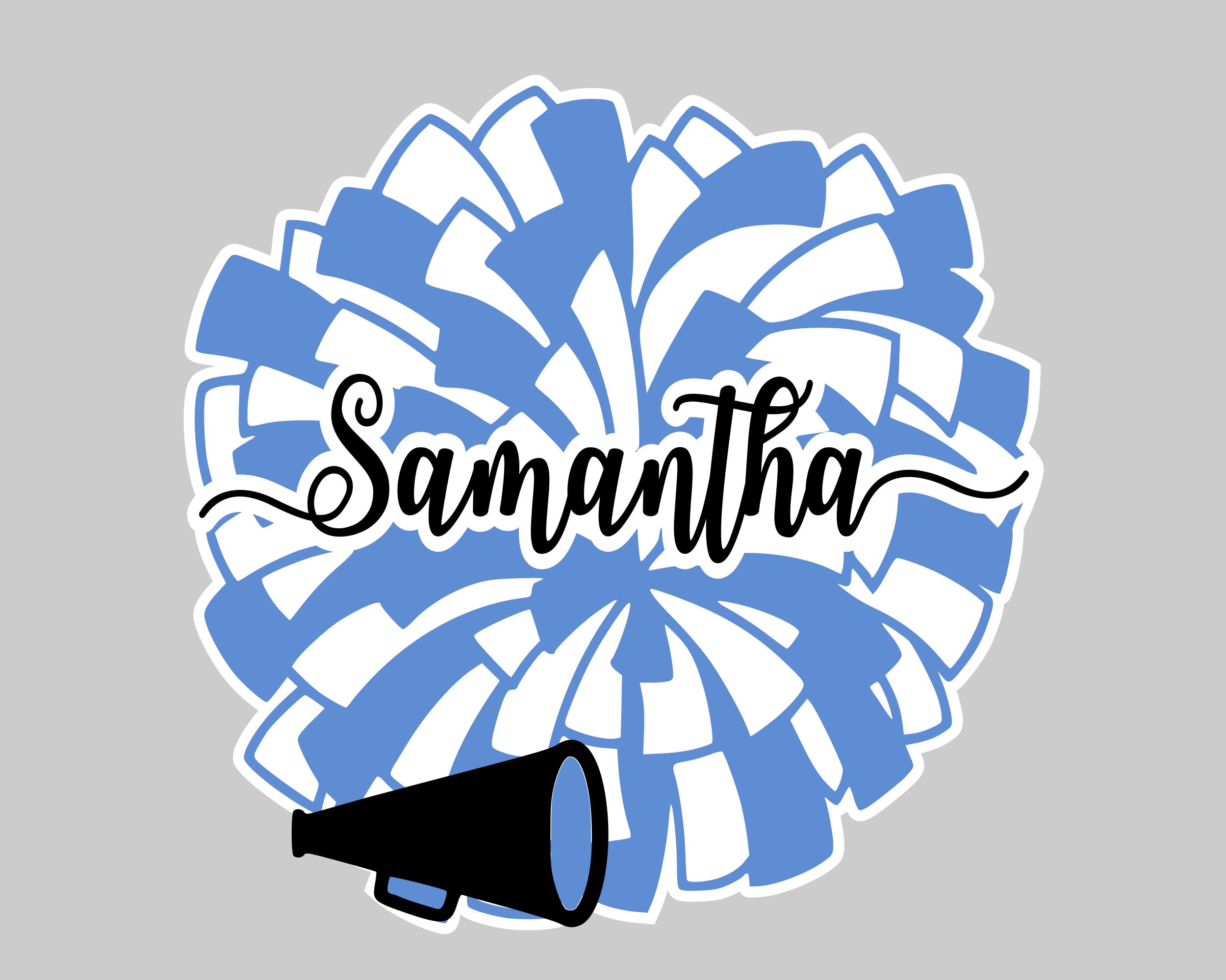 Custom Cheerleading Sticker, Custom Cheer Sticker, Custom Name Stickers ...