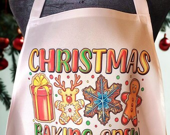Delantal navideño, delantal navideño, delantal de cocina navideño, delantal de cocina navideño, delantal de repostería navideña, delantal de repostería navideña, delantal de cocina