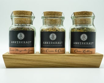 Eiken kruidenrek | Spice bar ankerkruid - houtbewerkt