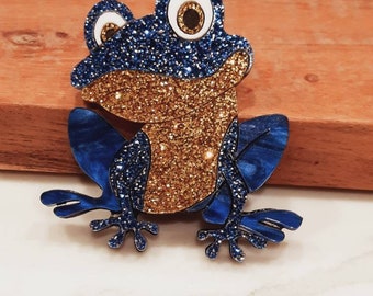 Fred the Frog Brooch