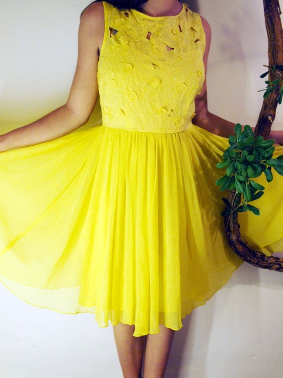Yellow dress from fairy tales.