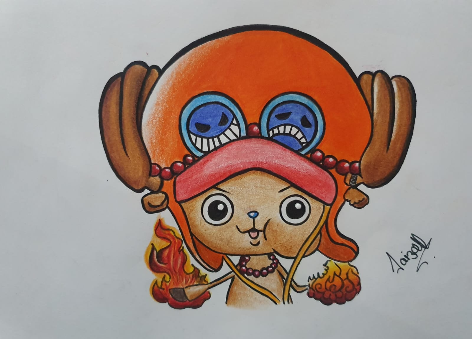 Cute Chopper, Ace, Devil Fruit, One Piece 