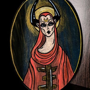 Horned Lady Plaque