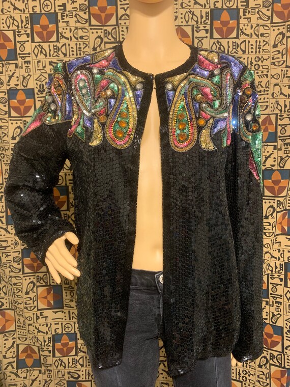 Leslie Fay Evenings bedazzled blazer