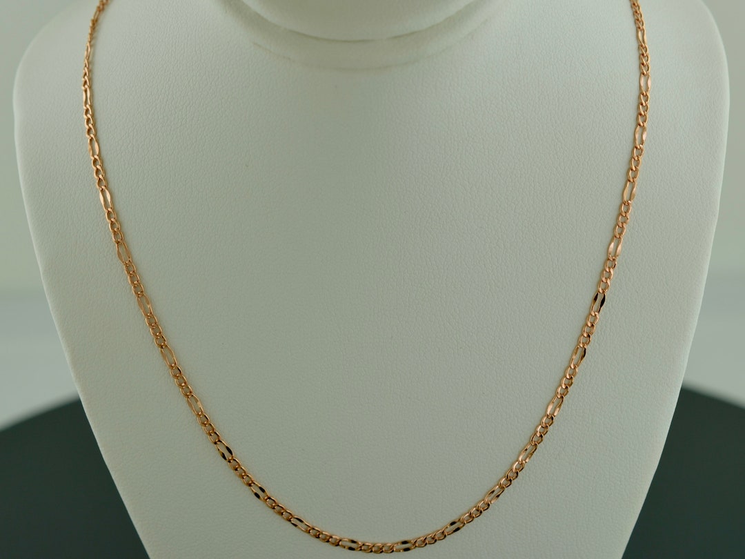 14k Fancy Figaro Link 9 inch Plus 1 inch Extender - Total 10 inch Anklet ANK221 886774249834 14k Fancy Figaro Link 9 inch Plus 1 inch Extender - Total 10 inch Anklet ANK221 886774249834