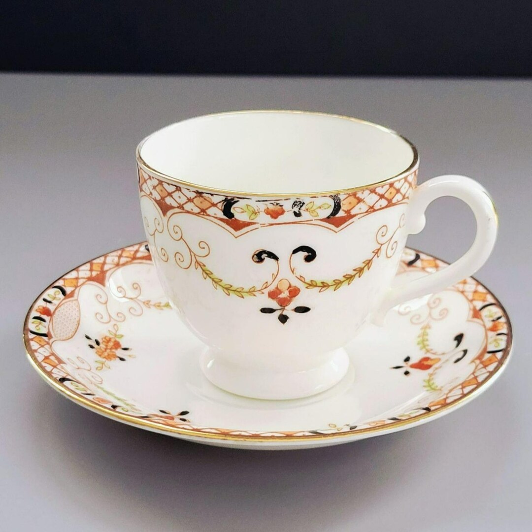 Vintage Samuel Radford IRENE Teacup & Saucer Set, C1924-55 Fenton