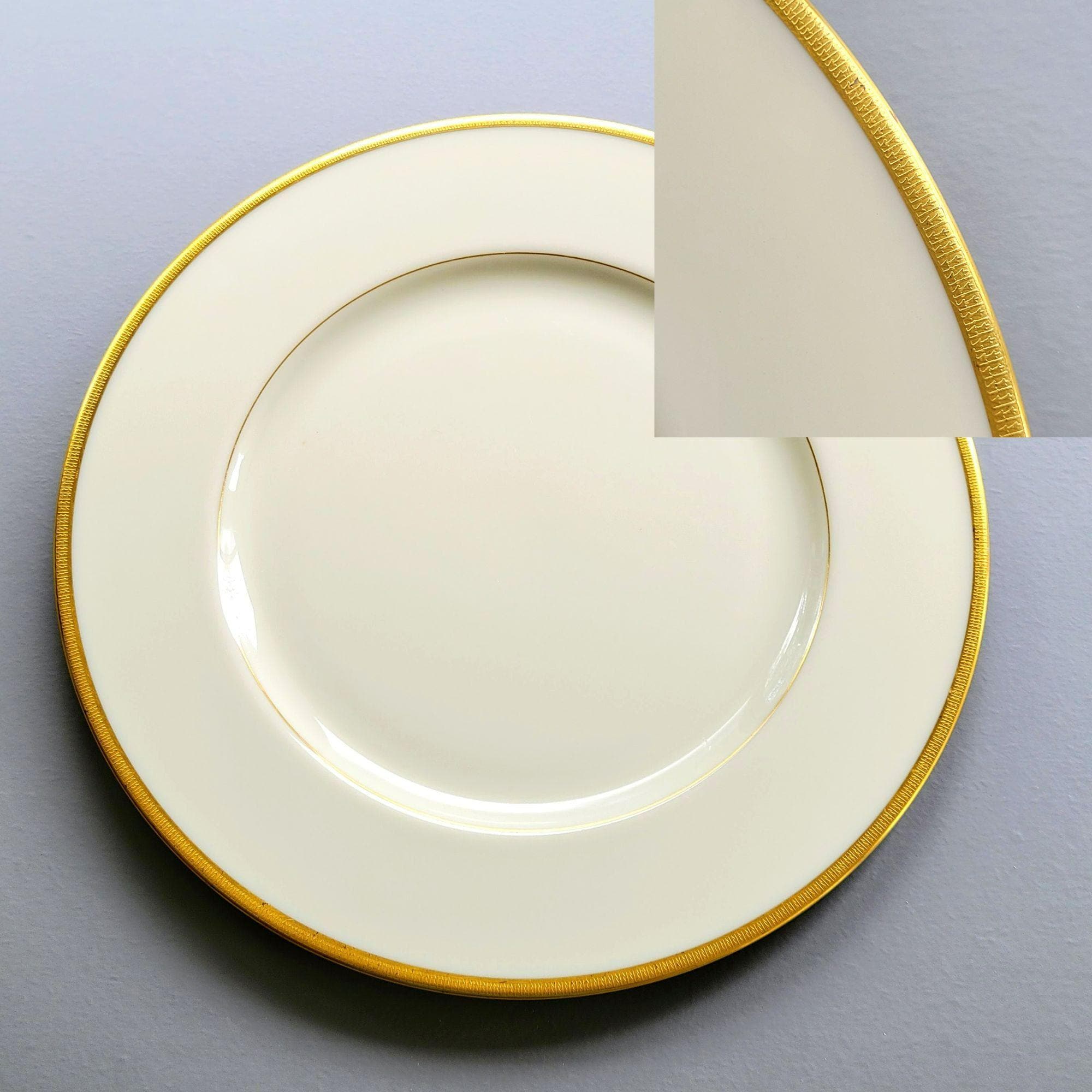 USA製　LENOX TUXEDO 21cmプレート5枚　レノックス　タキシード Lenox, Tuxedo (Gold Backstamp) | Replacements, Ltd.