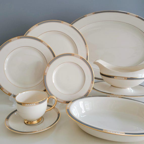 Lenox Mckinley Dishes, Presidential Collection, Elegant Ivory