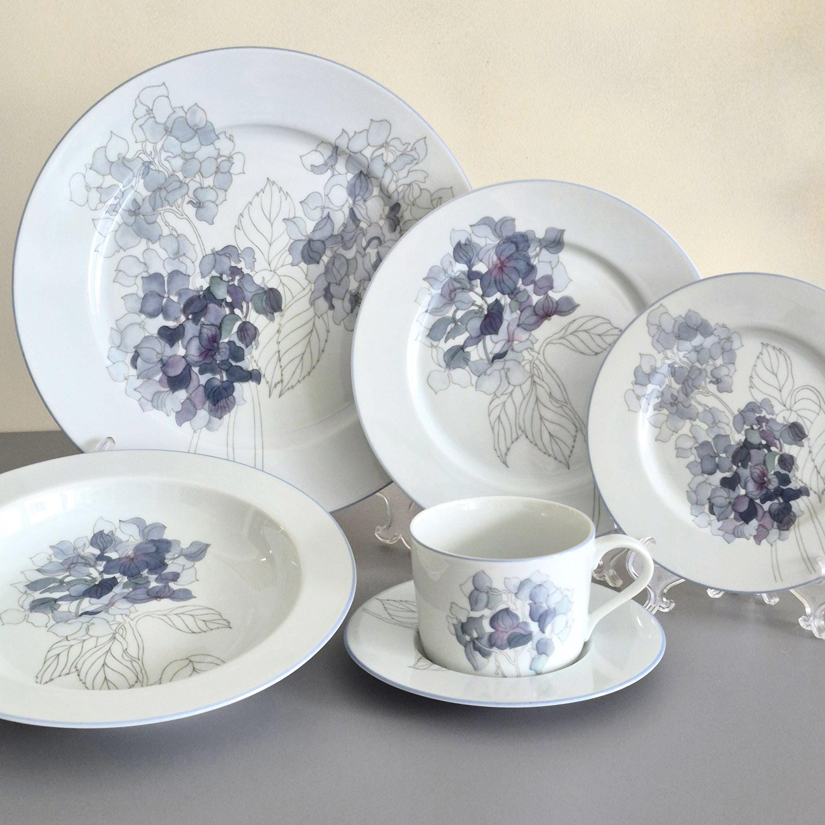Lot De 4 Assiettes à Dessert Pottery Barn – Forme Poire – Jaune – Portugal