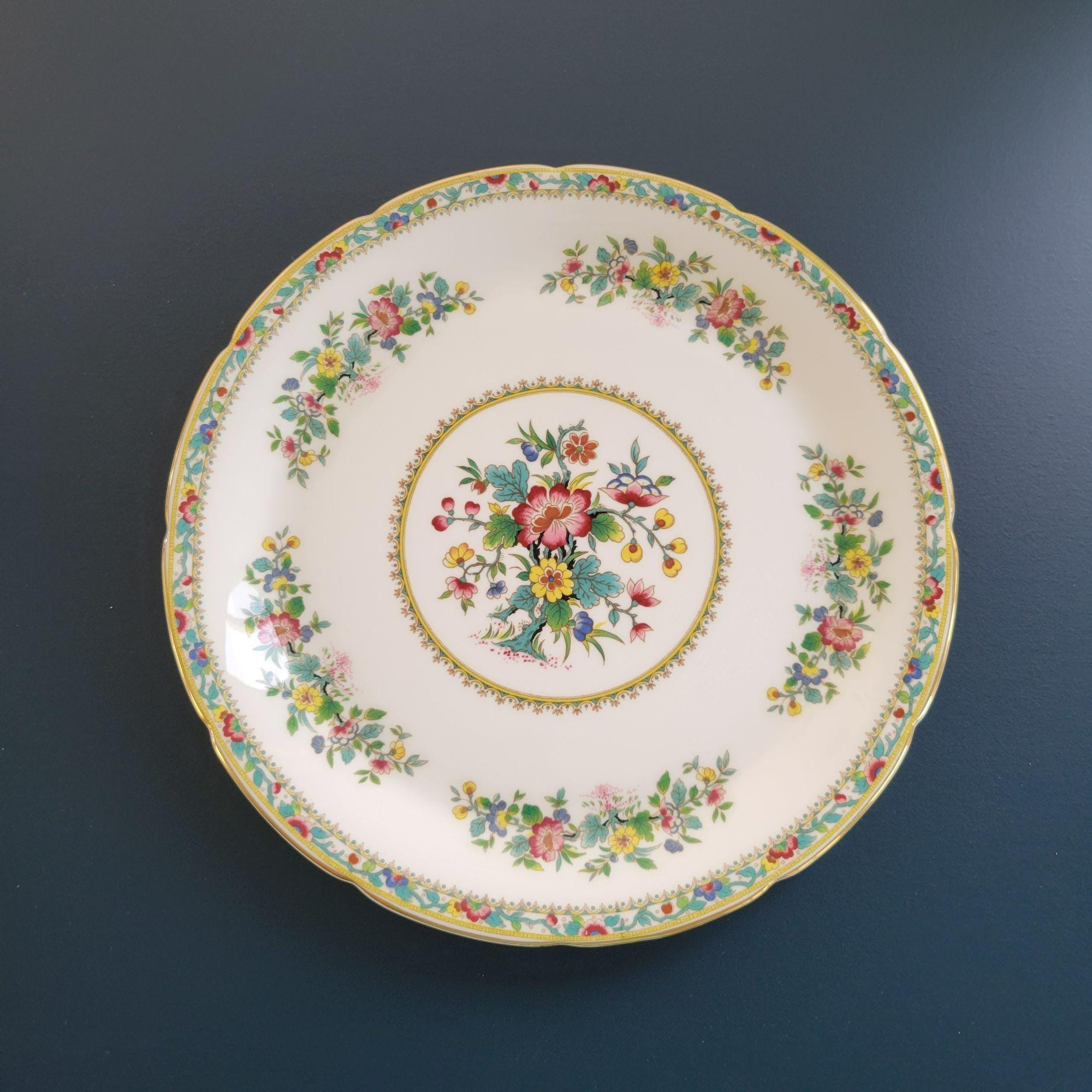 陶器　コールポート　COALPORT ミングローズ　MingRose 大皿　6枚 Coalport Ming Rose - Etsy