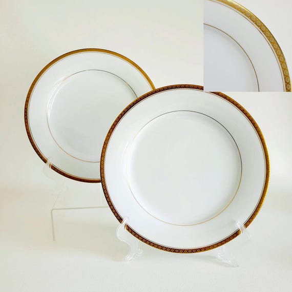 Vintage Japanese Porcelain Noritake Richmond Dishes, Smooth White