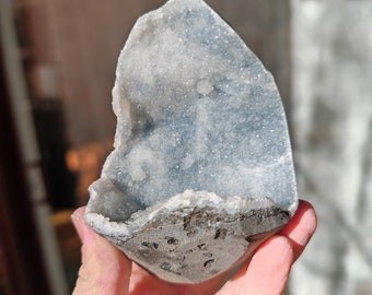 Blue Chalcedony Geode