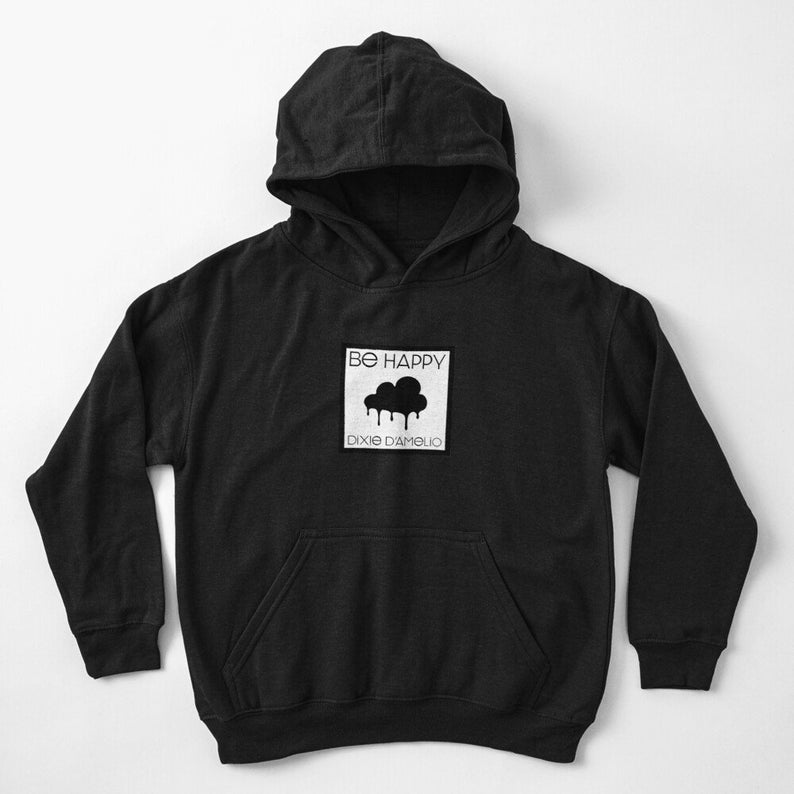 Be Happy Dixie D/'Amelio Youth Hoodie Be Happy Dixie Music Youth Hoodie