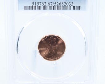 2000-P PCGS MS67RD Centavo de Cheerios Centavo en memoria de Lincoln Huelga comercial 1C