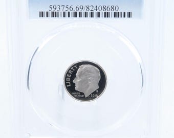 Moneda de diez centavos Roosevelt de 10 centavos, 2016-S PCGS PR69DCAM
