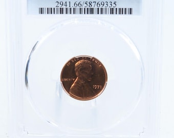 1971-P PCGS MS66RD Huelga de centavos comerciales del Lincoln Memorial 1C