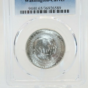 1953-S PCGS MS65 Washington-Carver Silver Commemorative Half Dollar 50C