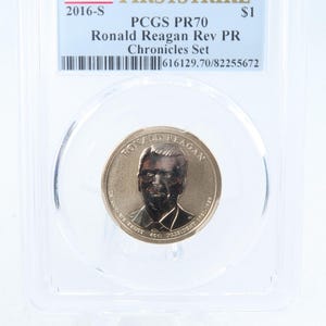 2016-P PCGS PR70 Ronald Reagan Presidential Dollar Reverse Proof