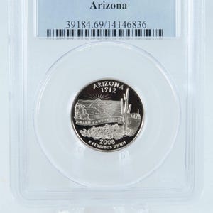 2008-S PCGS PR69DCAM Arizona State Quarter Proof 25C
