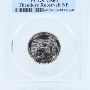 2016-P PCGS MS66 Theodore Roosevelt NP Quarter Business Strike 25C