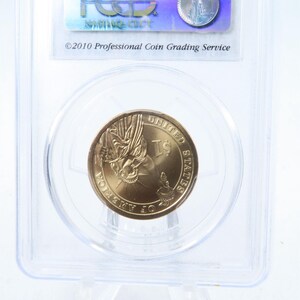 2010-P PCGS SP69 Abraham Lincoln Pos B Satin Finish Presdential Dollar image 2