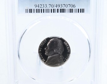 Moneda Jefferson de níquel 5C, 1997-S PCGS PR70DCAM