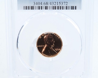 1964-P PCGS PR68RD Lincoln Memorial Cent Proof 1C