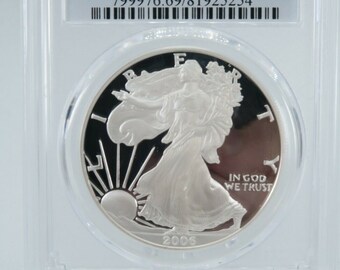 2006-W PCGS PR69DCAM American Silver Eagle Proof