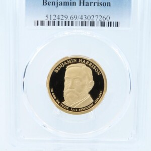 2012-S PCGS PR69DCAM Benjamin Harrison Presidential Dollar Proof