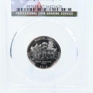 2016-P PCGS MS67 Harpers Ferry NP Quarter Business Strike 25C