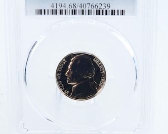 1962-P PCGS PR68 Jefferson Nickel Proof 5C