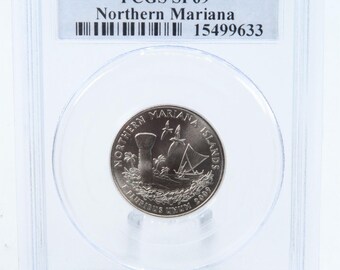 2009-D PCGS SP69 Northern Mariana Islands Satin Finish Quarter 25C