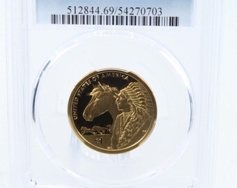 2012-S PCGS PR69DCAM Moneda de dólar de nativos americanos de prueba