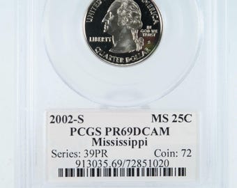2002 P Mississippi State Quarter - Etsy