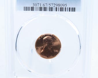 1985-P PCGS MS67RD Huelga de centavos comerciales del Lincoln Memorial 1C