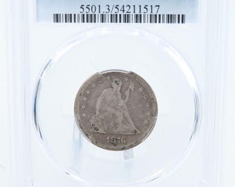 1876-P PCGS AG03 Liberty Seated Quarter Business Strike 25C