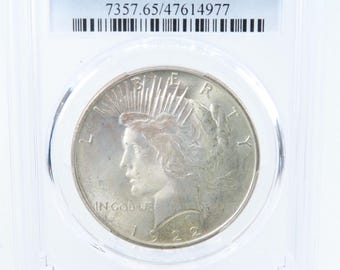1922-P PCGS MS65 Peace Dollar Business Strike