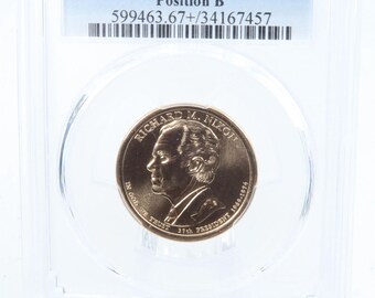 2016-D PCGS MS67+ Richard M. Nixon Position B Presidential Dollar
