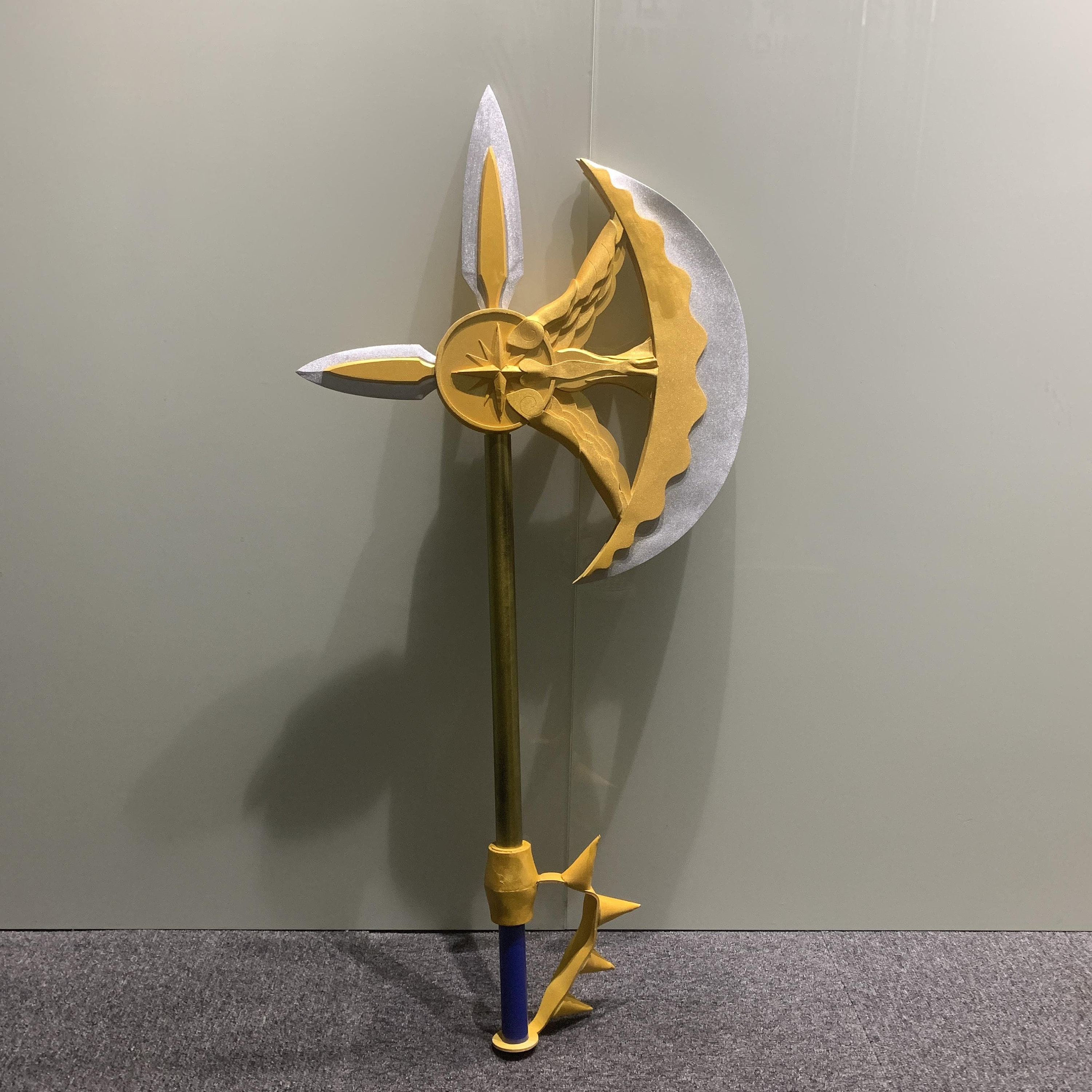 The Seven Deadly Sins Cosplay Lion's Sin of Pride Escanor Rhitta Broadax Prop Replica