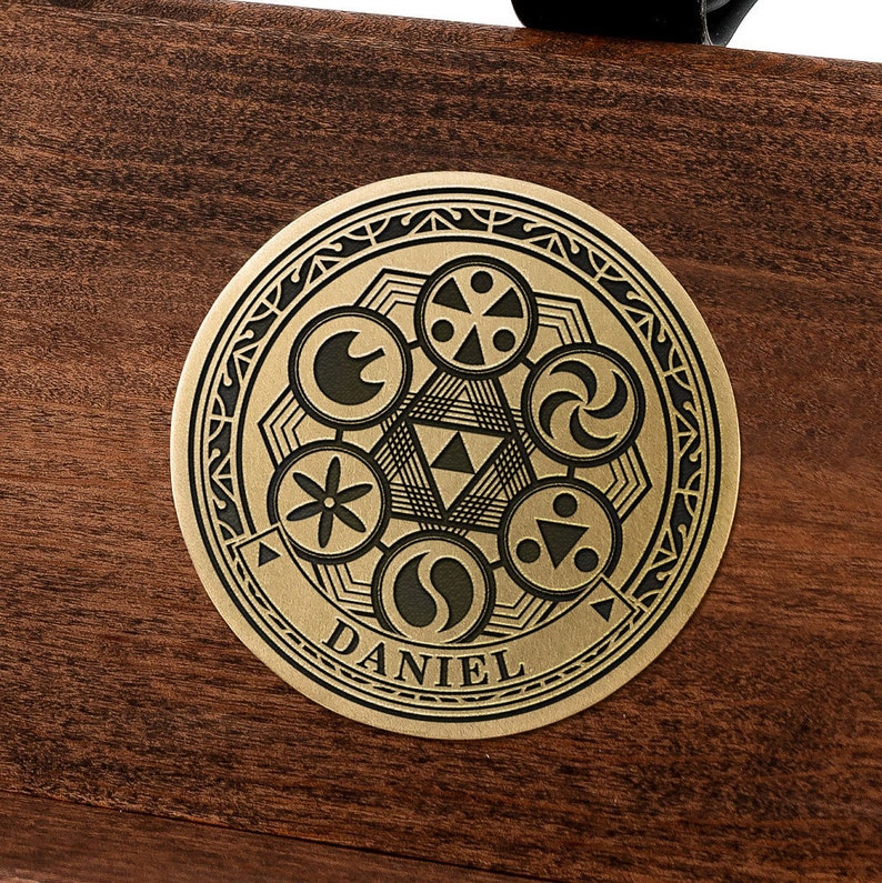 Legend of Zelda Medallions personalized desk organizer Phone holder Zelda art ornament Gamer boyfriend gifts Zelda room decor