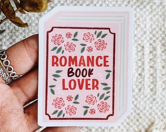 Romance Book Lover Quote Sticker