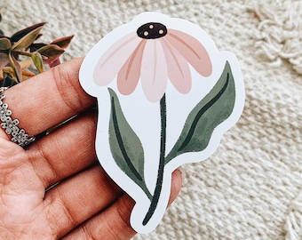 Pink Daisy Wildflower Sticker