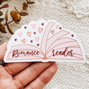 Romance Reader Book Sticker