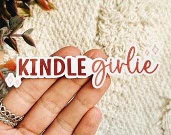 Kindle Girlie Quote Sticker