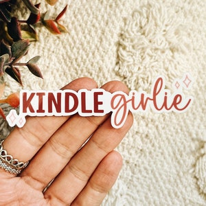 Kindle Girlie Quote Sticker