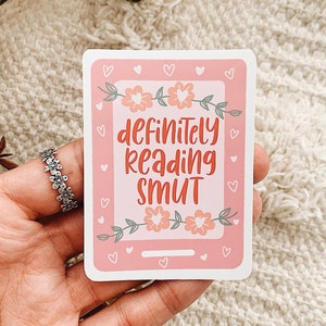 Definitely Reading Smut Kindle Sticker