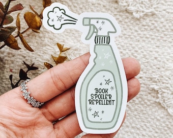 Book Spoiler Repellent Sticker